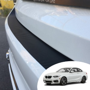 BMW 2시리즈 쿠페 F22 트렁크 리어 범퍼 프로텍터 데칼 스티커 스크레치 방지 자동차 랩핑 시트지