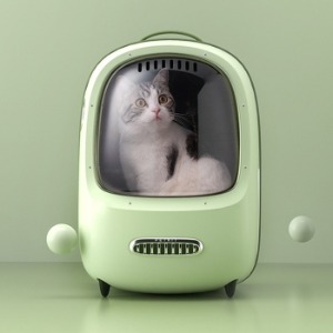 펫킷 반려동물 고양이 강아지 우주선 이동가방 백팩